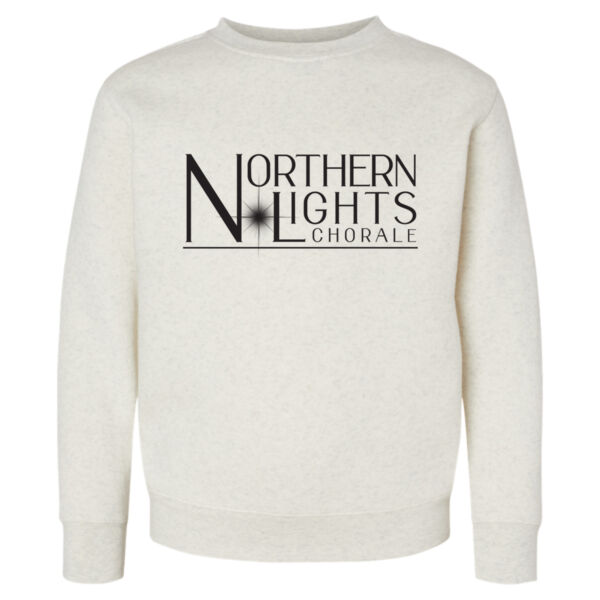 LAT - Youth Elevated Fleece Crewneck Sweatshirt - Printed Logo Thumbnail