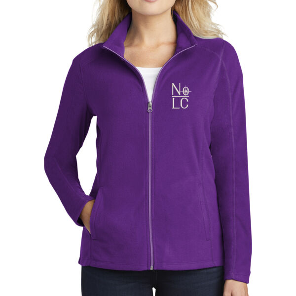 Port Authority® Ladies Microfleece Jacket - Embroidered Logo Thumbnail