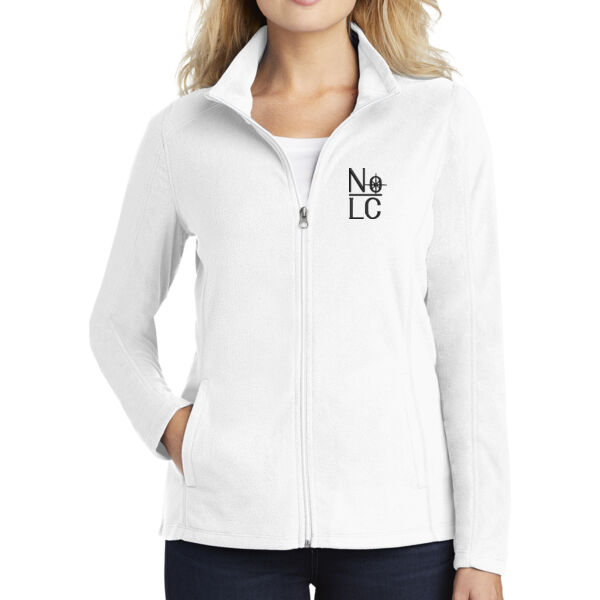 Port Authority® Ladies Microfleece Jacket - Embroidered Logo Thumbnail