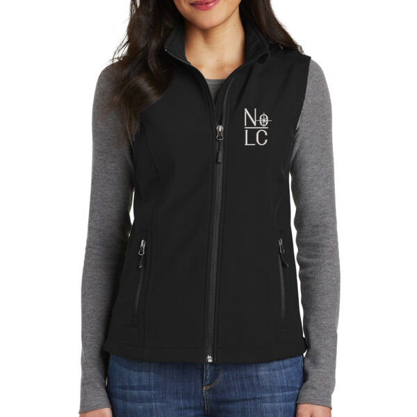 Port Authority® Ladies Core Soft Shell Vests - Embroidered Logo Thumbnail