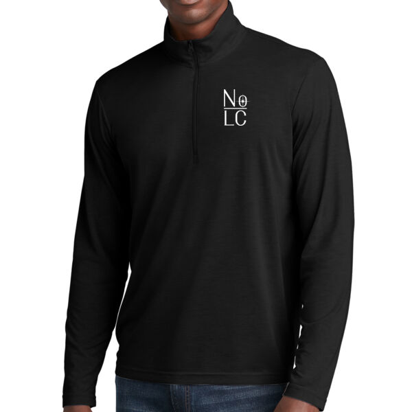 Sport-Tek ® PosiCharge ® Tri-Blend Wicking 1/4-Zip Pullover - Printed Logo Thumbnail