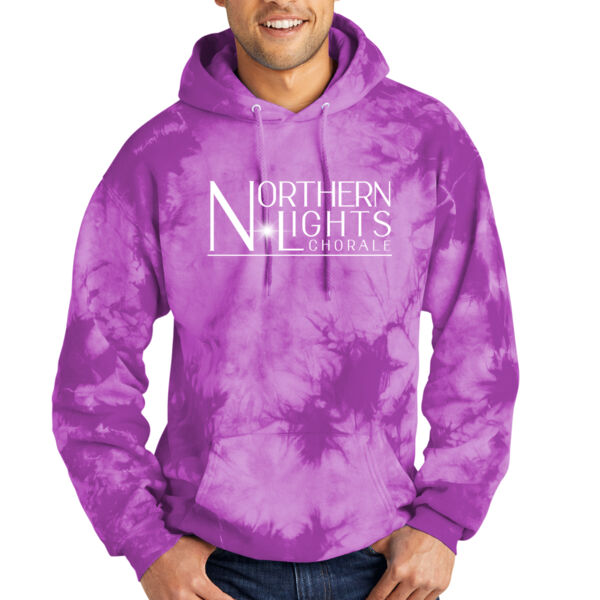 Port & Company® Crystal Tie-Dye Pullover Hoodie - Printed Logo Thumbnail