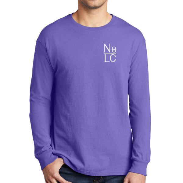 Port & Company® Beach Wash® Garment-Dyed Long Sleeve Tee - Printed Logos Thumbnail