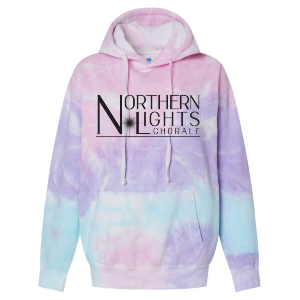 Colortone - Tie-Dyed Hooded Sweatshirt - Printed Logo Thumbnail