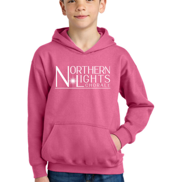 Gildan® Youth Softstyle® Midweight Fleece Hoodie - Printed Logo Thumbnail