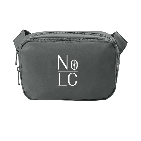 Port Authority® Matte Dual-Compartment Crossbody - Embroidered Logo Thumbnail
