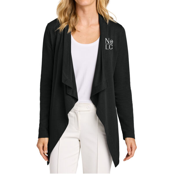 Port Authority® Women’s Breakwater Open Cardigan - Embroidered Logo Thumbnail