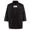 Black Knot Button Chef Coat Thumbnail